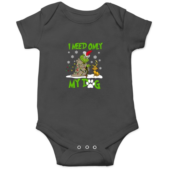 Discover Merry Christmas I Need Only My Dog Onesies