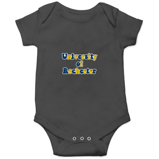Discover University of Rochester Text Design Onesies