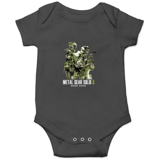 Discover MGS 3 - Metal Gear Solid - Solid Snake Cover - Negative Onesies