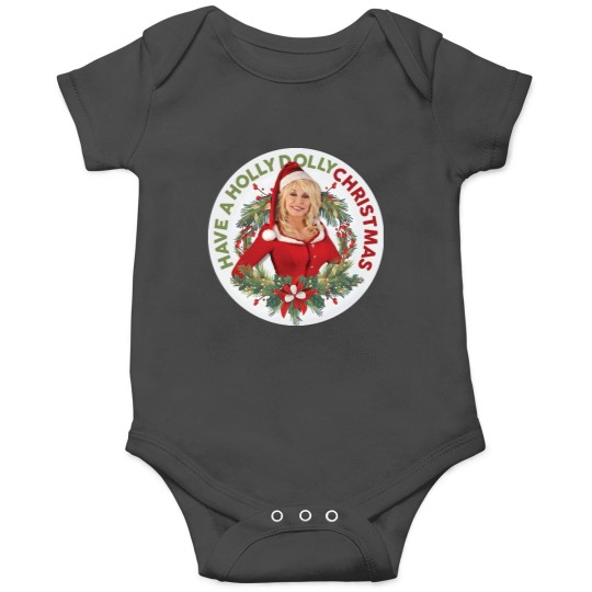 Discover Have A Holly Dolly Christmas Ornament, Dolly Christmas 2023 Onesies