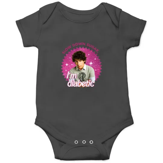 Discover Funny Nick Jonas Onesies, Slow Down Sugar Im Diabetic Jonas Brothers Onesies