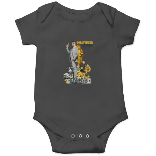 Discover James Bond Goldfinger Vintage Onesies