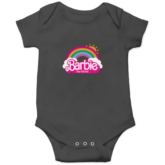 Discover Barbie The Movie - Rainbow Logo Onesies