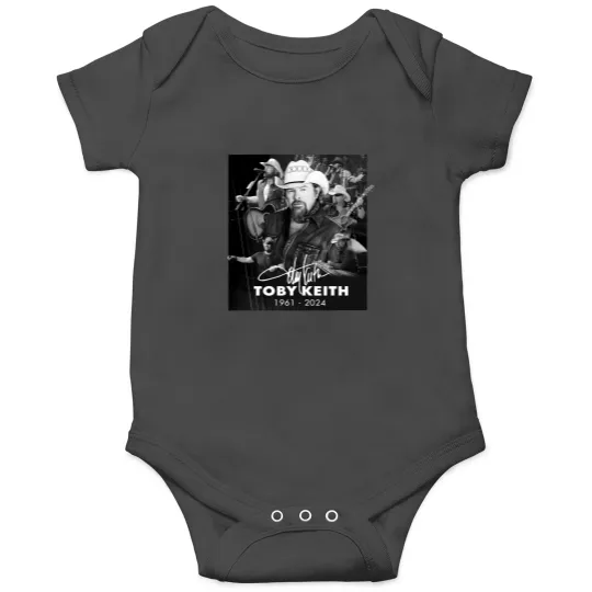 Discover Rare Collection In Memory Toby Keith 1961-2024 unisex Gift Onesies