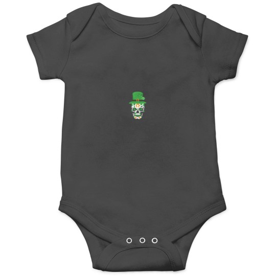 Discover St Patricks Day Skull Irish Shamrock of Dead Men Women 5113 Onesies