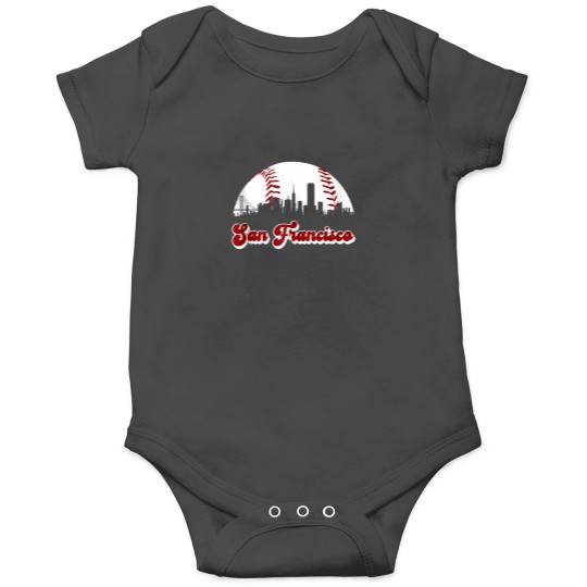 Discover Baseball San Francisco Vintage Giant Ball National Pastime Onesies