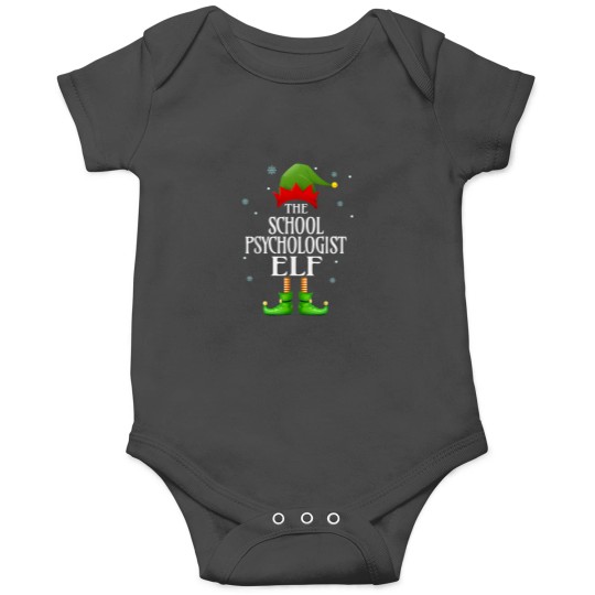 Discover School Psychologist Elf Xmas Funny Family Matching Christmas Onesies