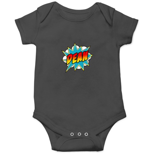 Discover Kids Boys Dean Name Comic Book Superhero Onesies
