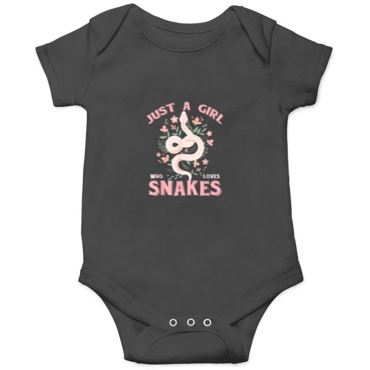 Discover Just A Girl Who Loves Snakes Onesies