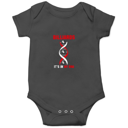 Discover Billiards Its In My DNA  Funny Fingerprint Game Player Onesies