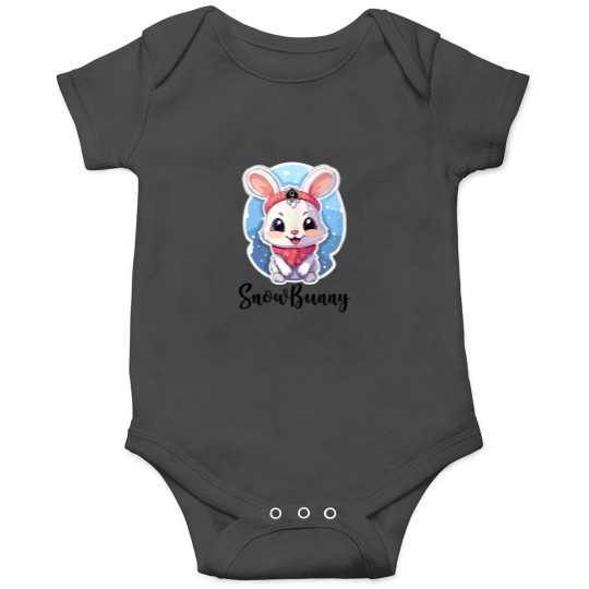 Discover Snowbunny Cute Bunny Rabbit In The Snow Onesies