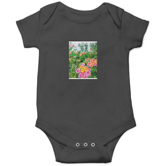 Discover A Colorful Stroll Baseball ¾ Sleeve Onesies