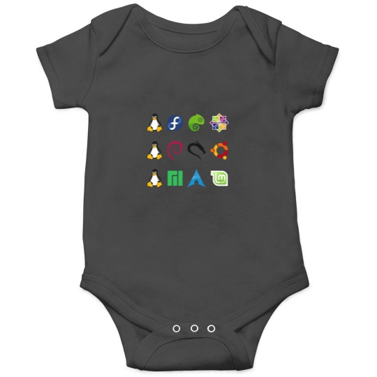 Discover 3 Linux Tux and 9 of the Most Popular Linux Distros Onesies