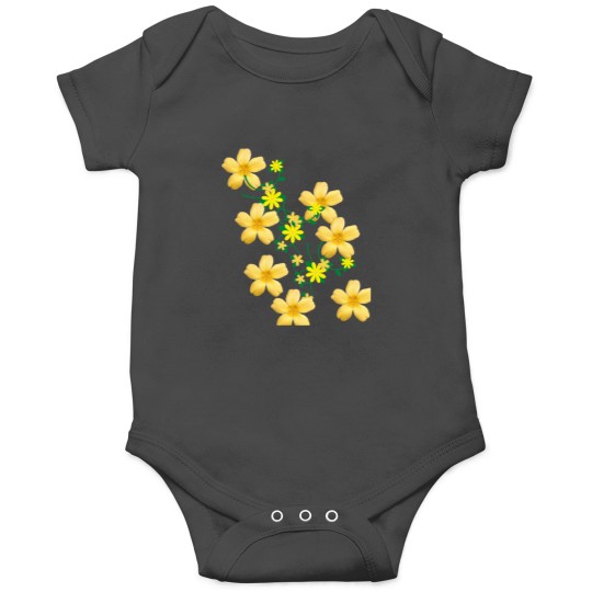 Discover Yellow Floral Design! Classic Onesies