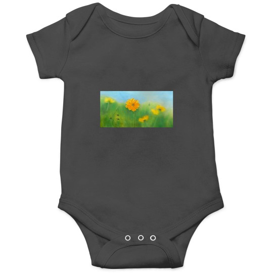 Discover Yellow Cosmos Classic Onesies