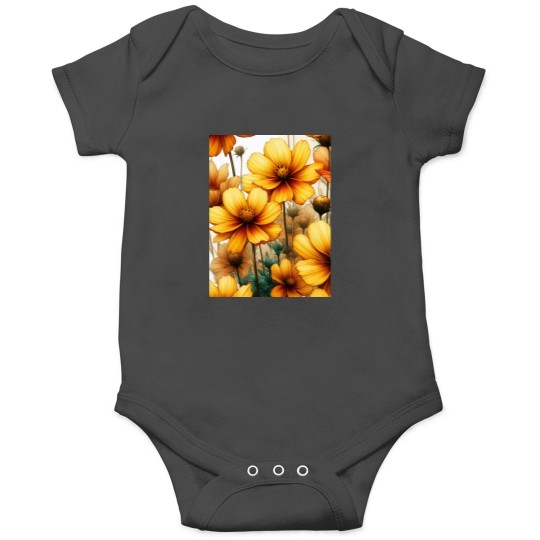 Discover Vibrant Yellow Cosmos Flowers Add a Splash of Sunshine to Your Space Classic Onesies