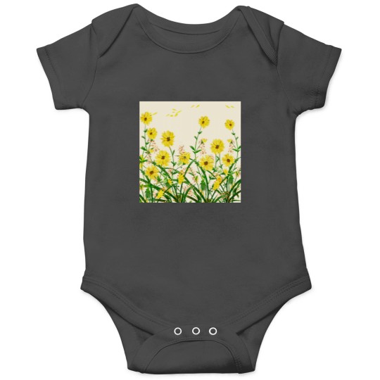 Discover Yellow Wildflowers Classic Onesies