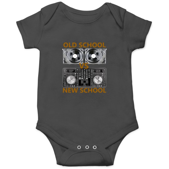 Discover Old School DJ VS New School DJ HouseDance Music Onesies