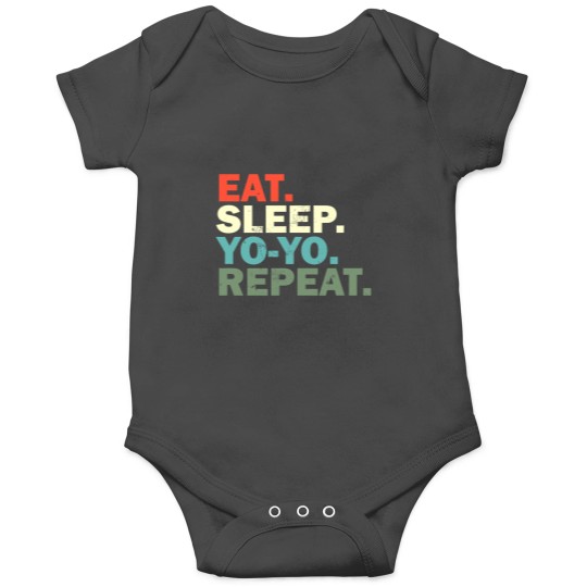 Discover Funny YOYO Lover Eat Sleep YOYO Repeat Onesies