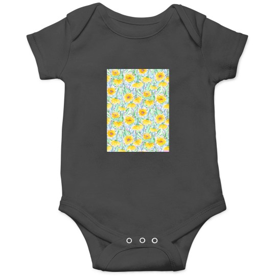 Discover Midsummer sunflowers Long Onesies