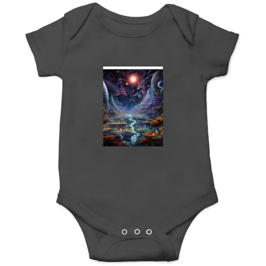 Discover Cosmic Dream Land Graphic Onesies