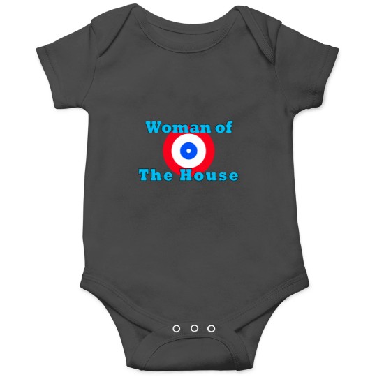 Discover Woman of The House Curling Shirt Classic Onesies
