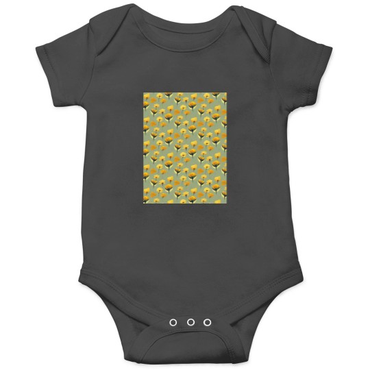 Discover Yellow Cosmos Flowers Graphic Onesies
