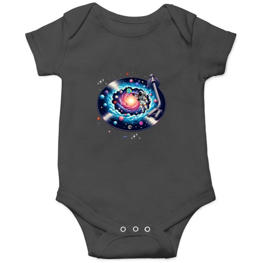 Discover Cosmic Sound, galaxy in a vinyl record Classic Onesies
