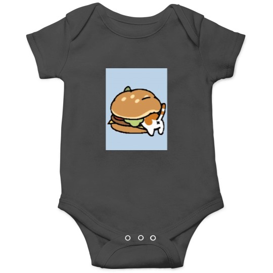 Discover Neko Atsume Cheese Burger Classic Onesies