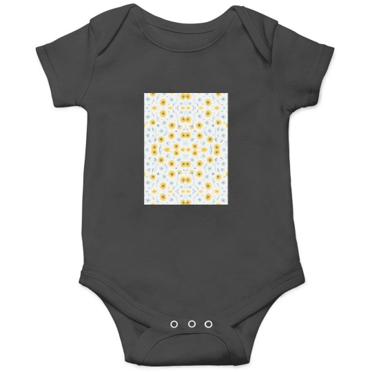 Discover Delicate dandelion in a meadow pattern Graphic Onesies