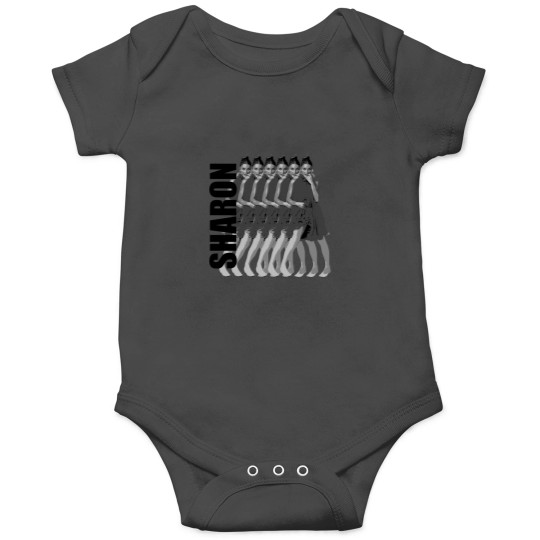 Discover Sharon Tate Tease Repeat Black Active Onesies