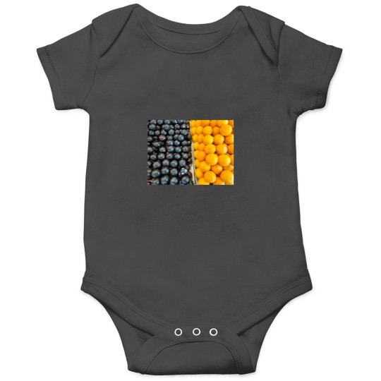 Discover Plums and Oranges Active Onesies