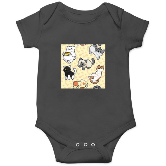 Discover Neko Atsume Pattern 1 Classic Onesies