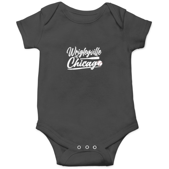 Discover Wrigleyville Chicago Baseball American Onesies