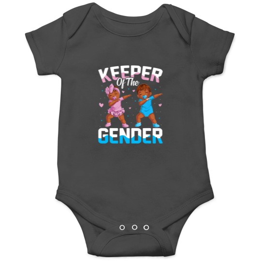 Discover Keeper of the Gender Baby Party Gender Reveal Announcement Onesies