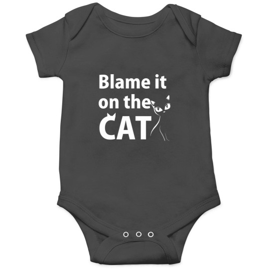 Discover Blame it on the Cat Funny Dog Lovers Onesies