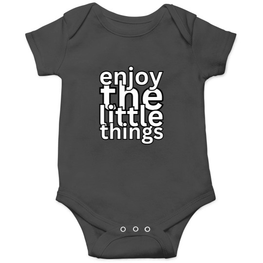 Discover enjoy the little things Onesies