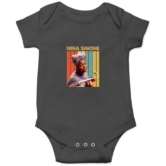 Discover Vintages Nina Black Simone Essential Onesies