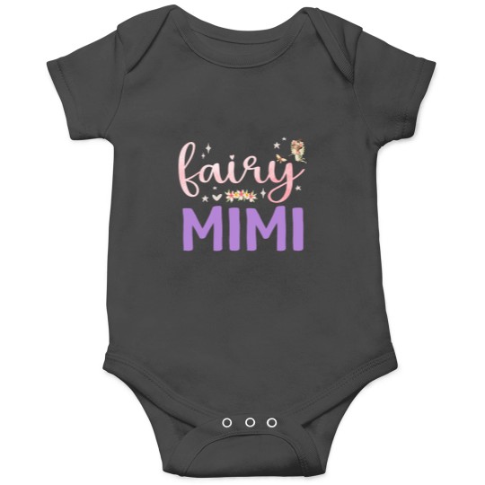 Discover Mimi Magical Floral Grandma Fairy Birthday Fairytale Family Onesies