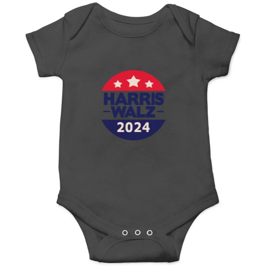 Discover Kamala Harris Tim Walz CAmpaign Buttons 2024 Presidetial Election Buttons Onesies