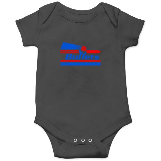 Discover Defunct Washington Bullets Pennant 80s Pennant Onesies