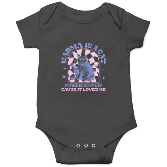 Discover Cute Funny Cat Lover Kids Girls Men Women Karma Onesies