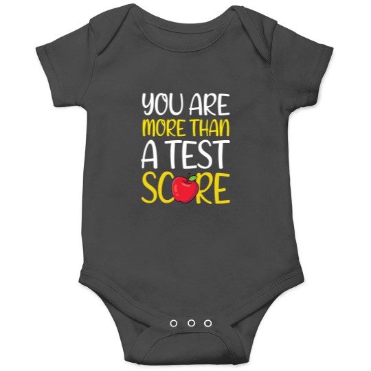 Discover You're More Than A Test Score Motivational Test Day Onesie
