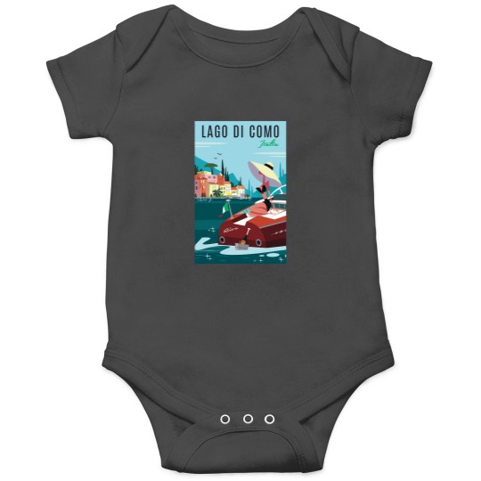 Discover Lago Di Como Poster 1 Onesies