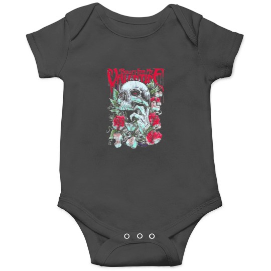 Discover Roses Skull Bullet For My Valentine Onesies