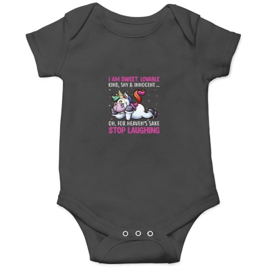 Discover Cute Funny Sarcastic Unicorns Onesies
