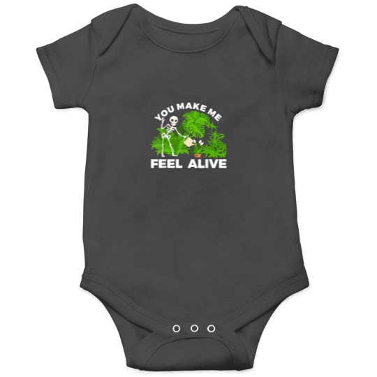 Discover You Make Me Feel Alive Halloween Plant Gardening  T-Shirt Onesies
