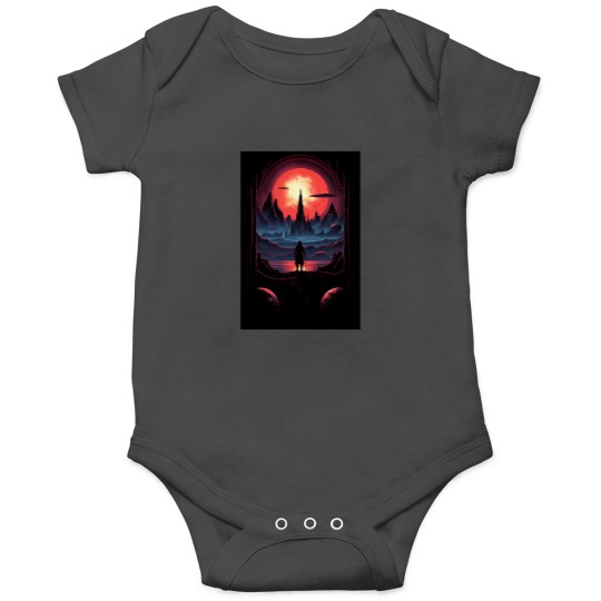 Discover Science Fiction Landscape Onesies