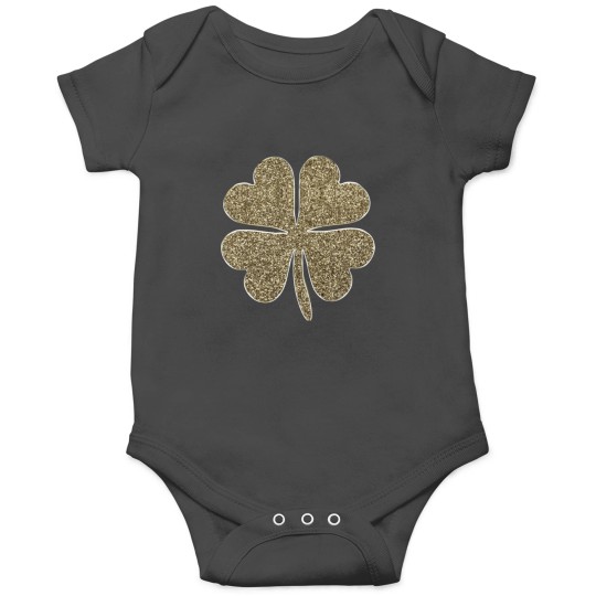Discover Four Leaf Clover Gold Look Onesies