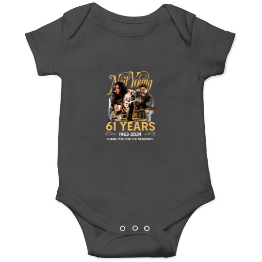 Discover Neil Young 61 jähriges Jubiläum 2024 Konzert Onesies